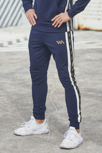 MONOGRAM TAPE JOGGER (NAVY)