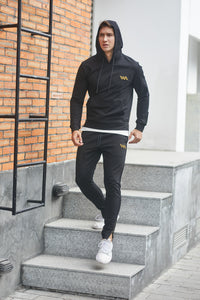 SIDE-ZIP HOODIE (BLACK)